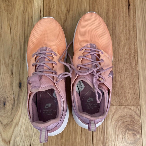 Nike Peach Purple Pastel Ombre Running Shoe Sneaker Women 9.5 - Picture 4 of 5